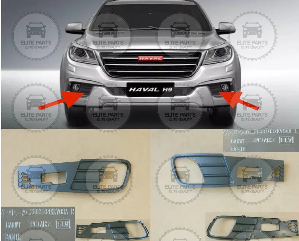 HAVAL H9 Original Front Fog Lamp Decorative Cover (اطار طبة غطاء مصابيح الضباب الامامية هافال اتش 9)