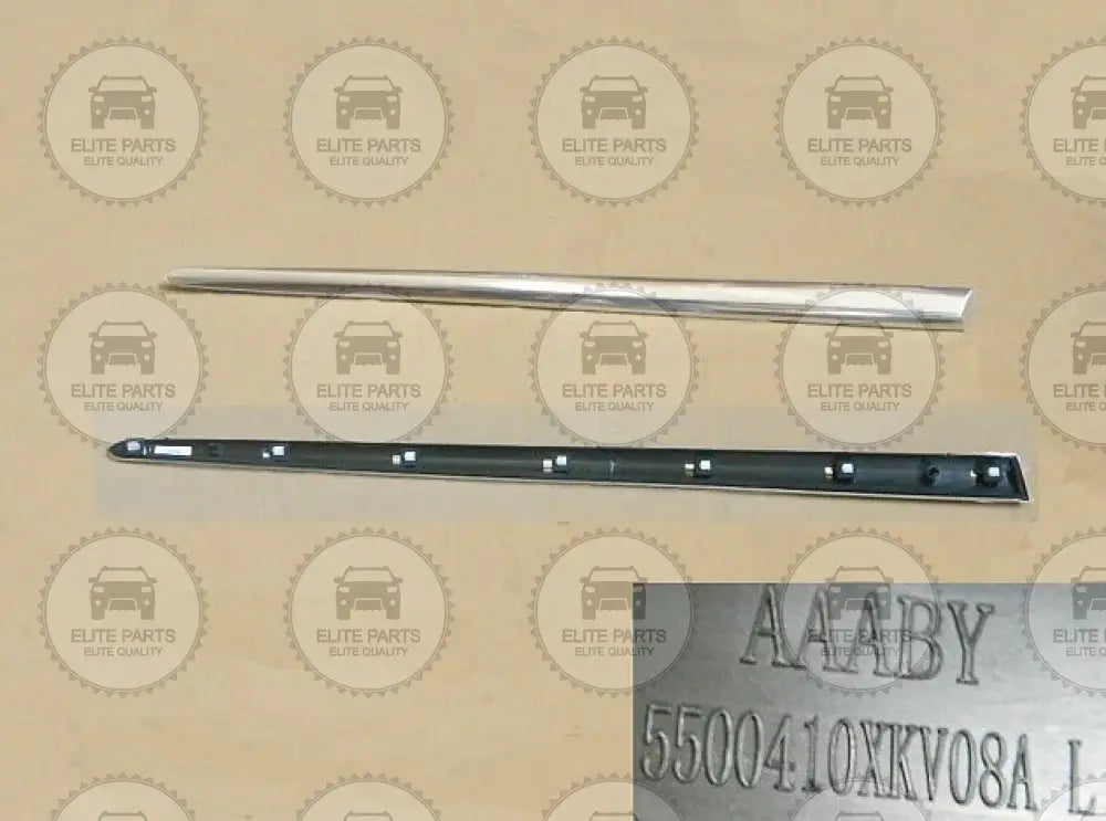 HAVAL H9 Original Left Front Door Anti-Scratch Chrome Strip Assembly (شريط نيكل كروم تزيين الباب الامامى جهة اليسار الاصلي هافال اتش 9) 5500410XKV08A