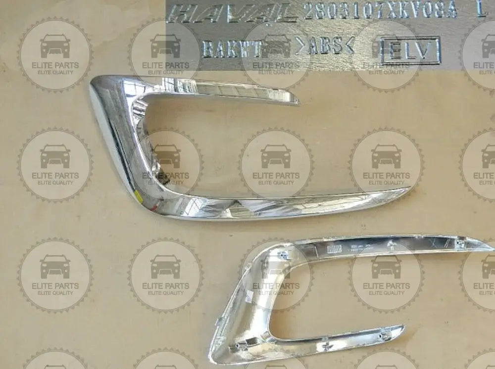 HAVAL H9 Original Left Front Fog Lamp Decorative Frame (شريط نيكل فضي لتزيين مصباح ضباب الصدام الامامى جهة اليسار هافال اتش 9) 2803107XKV08A