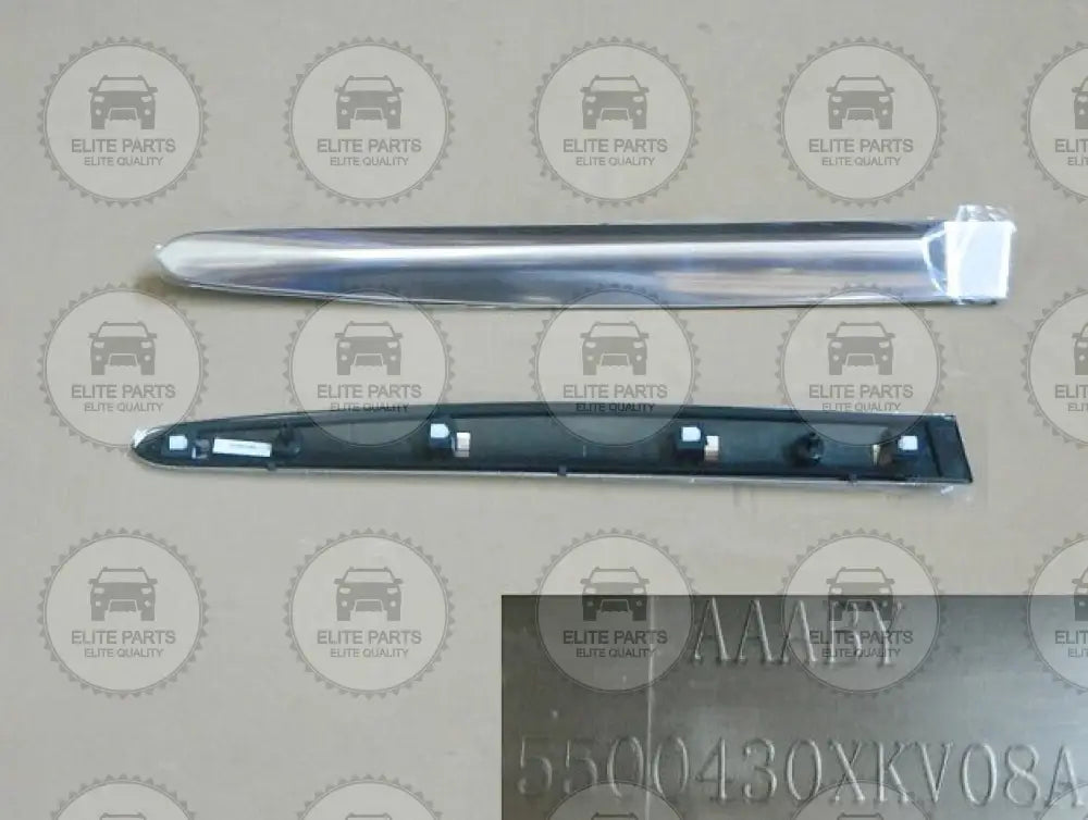 HAVAL H9 Original Left Rear Door Anti-Scratch Chrome Strip Assembly (شريط نيكل كروم تزيين الباب الخلفي جهة اليسار الاصلي هافال اتش 9) 5500430XKV08A