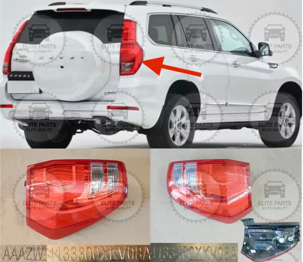HAVAL H9 Original Lower Rear Combination Tail Light Lamp Assembly (فوانيس كشافات مصابيح خلفية سفلية اصلية هافال اتش 9)