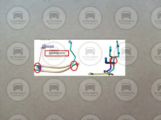 HAVAL H9 Original Power Steering Oil Inlet & Return Pipe Assembly (ماسورة دخول و خروج زيت باور ستيرنج لعجلة القيادة هافال اتش 9) 3406100XKV08A