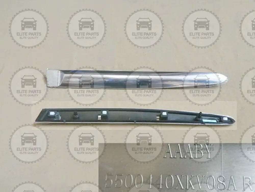 HAVAL H9 Original Right Rear Door Anti-Scratch Chrome Strip Assembly (شريط نيكل كروم تزيين الباب الخلفي جهة اليمين الاصلي هافال اتش 9) 5500440XKV08A