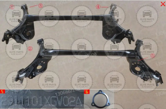 HAVAL JOLION ORIGINAL Rear Torsion Beam & Bushing Assembly (دنجل خلفى هافال جوليان)  2911100XGW02A
