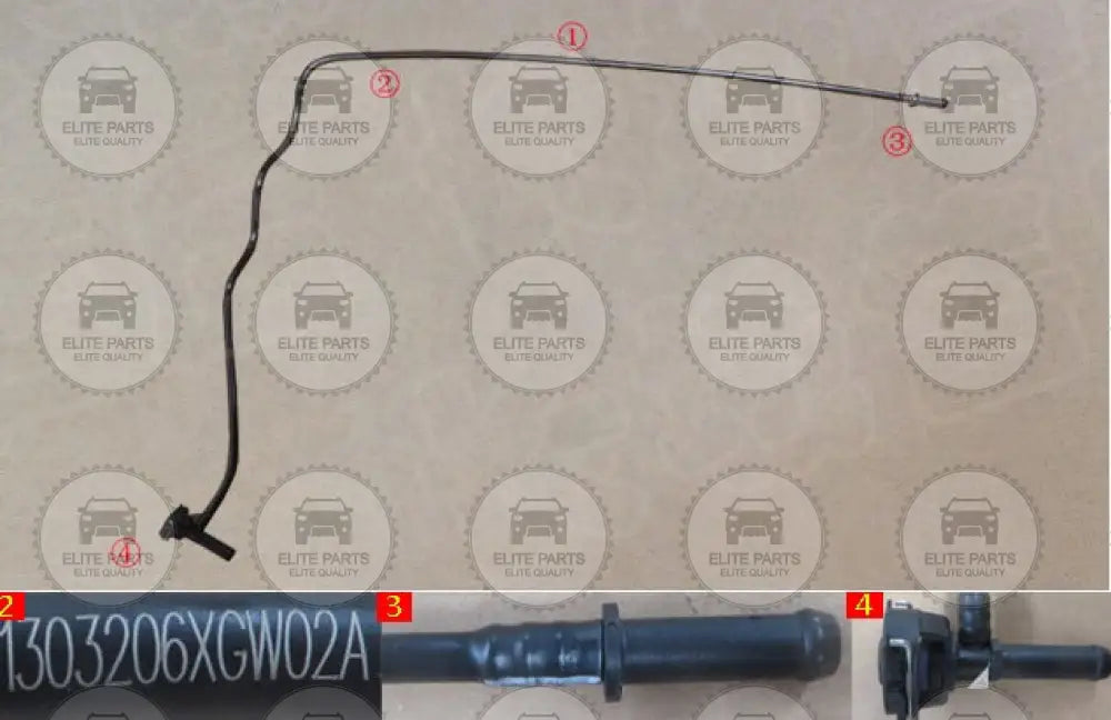 HAVAL Jolion HEV Original Radiator Exhaust Pipe (خرطوم قربة خزان ماء التبريد هافال جوليون هايبرد) 1303206XGW02A