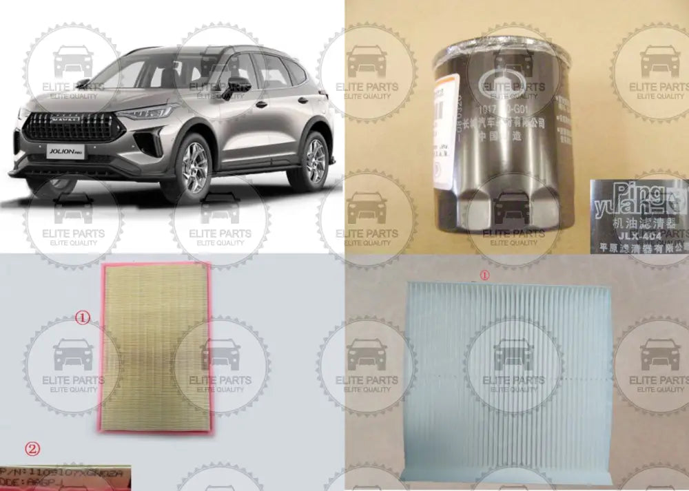 HAVAL Jolion & Joilion Pro HEV Original Maintenance Filters Kit (طقم فلاتر الصيانة الدورية هافال جوليون النسخة الهايبرد)