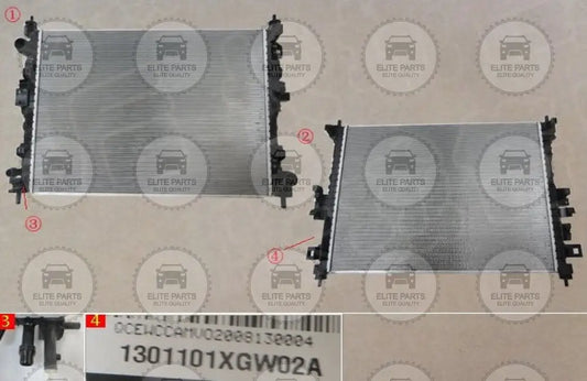 HAVAL Jolion & Jolion Pro Original Cooling Radiator Assembly (ردياتير تبريد المحرك الاصلى هافال جوليون و جوليان برو) 1301101XGW02A