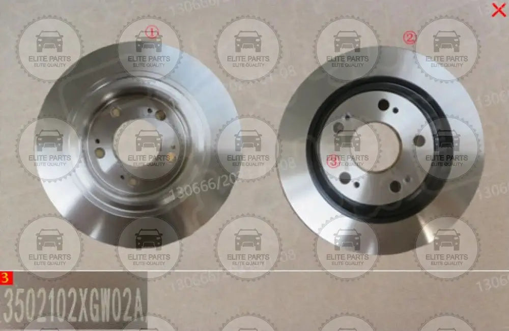 HAVAL Jolion ORIGINAL Rear Brake Rotor Disc (ديسك طنبورة فرامل خلفى هافال جوليون)  3502102XGW02A