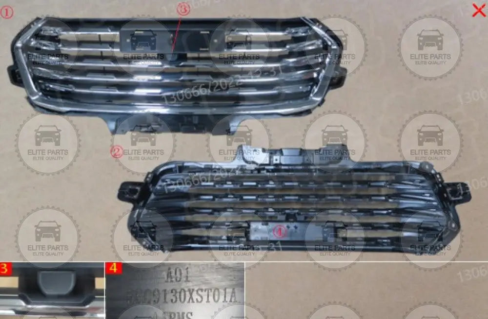 HAVAL Jolion Original Front Radiator Grille (شبكة امامية هافال جوليون) 5509130XST01A 