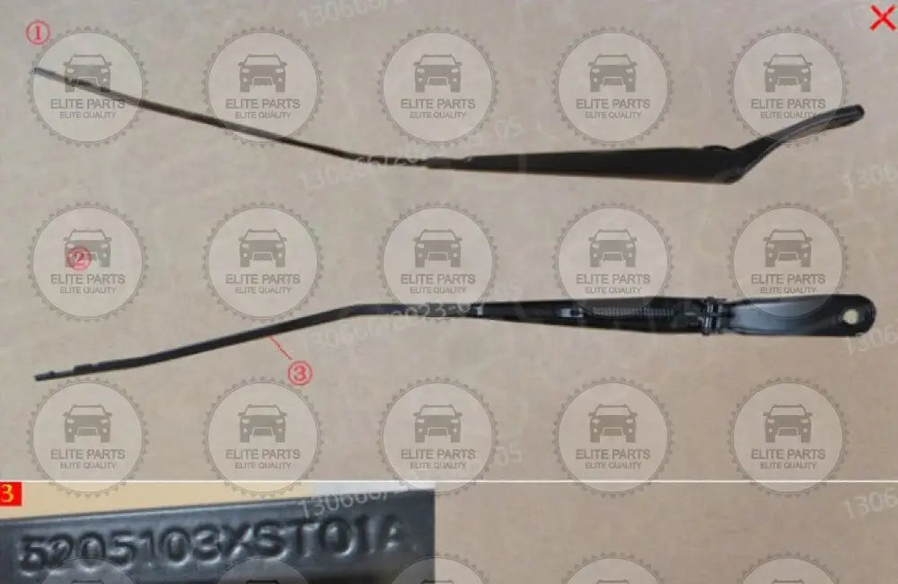 HAVAL Jolion Original Right Front Windshield Wiper Arm (ذراع مساحات الزجاج الامامي الاصلي جهة اليمين هافال جوليون) 5205103XST01A