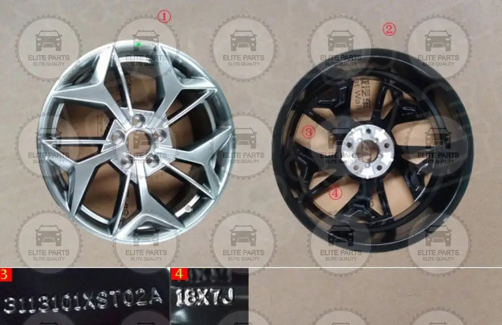 HAVAL Jolion Pro Original 18X7J Alloy Rim Assembly (عجلة جنط اصلي مقاس 18 هافال جوليان برو) 3113101XST02A