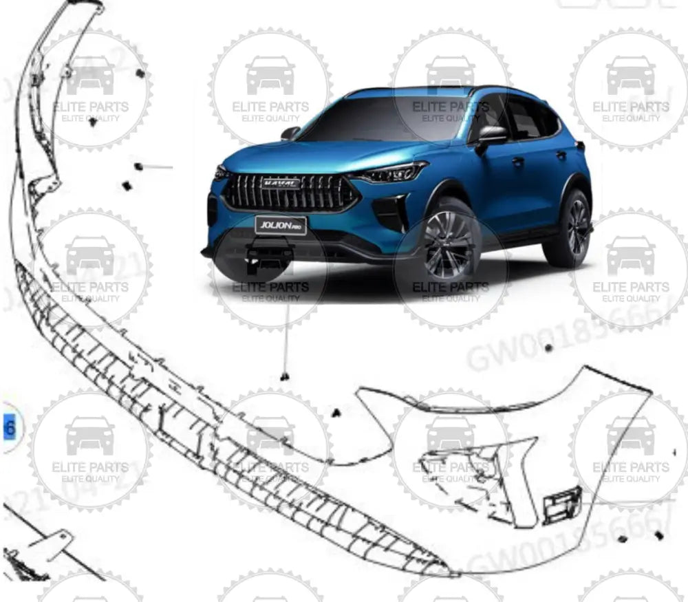 HAVAL Jolion Pro Original Front Bumper Welding Assembly (صدام امامى اصلى هافال جوليون برو) 2803110XST22A
