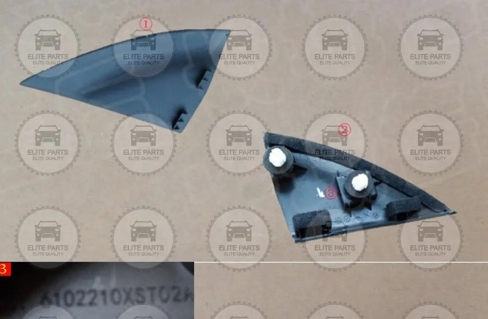 HAVAL Jolion Pro Original Left Front Door Inner Triangle Plate Assembly (غطاء مثلث داخلي للباب الامامي جهة اليسار هافال جوليون برو) 6102210XST02A