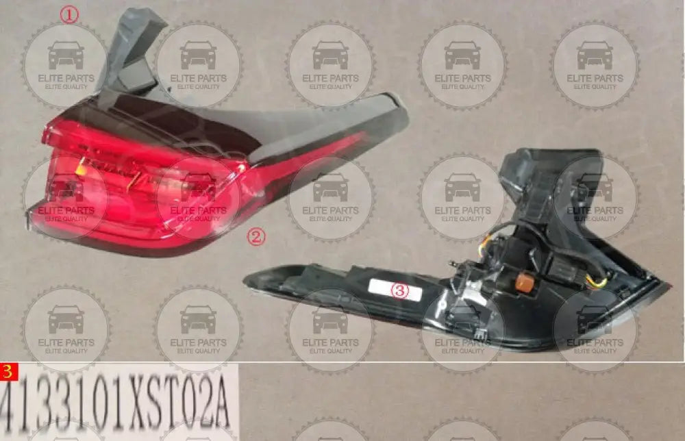 HAVAL Jolion Pro Original Right Rear Side Panel Tail Lamp Assembly (فانوس كشاف مصباح خلفي جانبي اصلي جهة اليمين هافال جوليان برو) 4133101XST02A