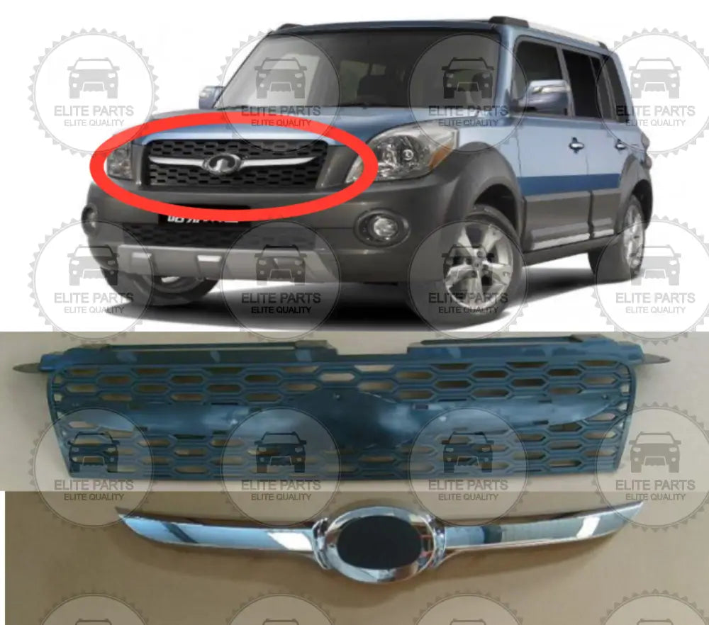 HAVAL M2 Original Front Bumper Upper Grille Body and Trim (شبكة امامية و شريط نيكل امامى اصلى هافال ام 2)