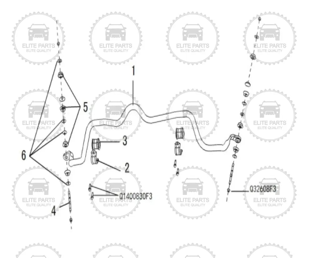 Haval M2 front sway bar bushing 2906013-Y08 