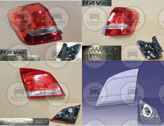 Haval H2 2016 Original Tail Light Lamps Assembly (مصابيح خلفية كشافات خلفية هافال اتش 2)