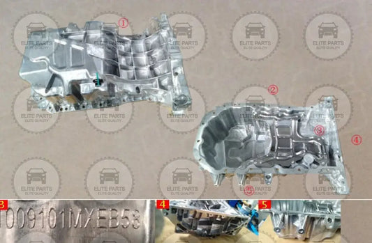 Haval H6 2022 1.5T Original Engine Oil Pan Assembly (كارتيرة زيت المحرك هافال اتش 6 الجيل الثالث موتور 1500) 1009100XEB58