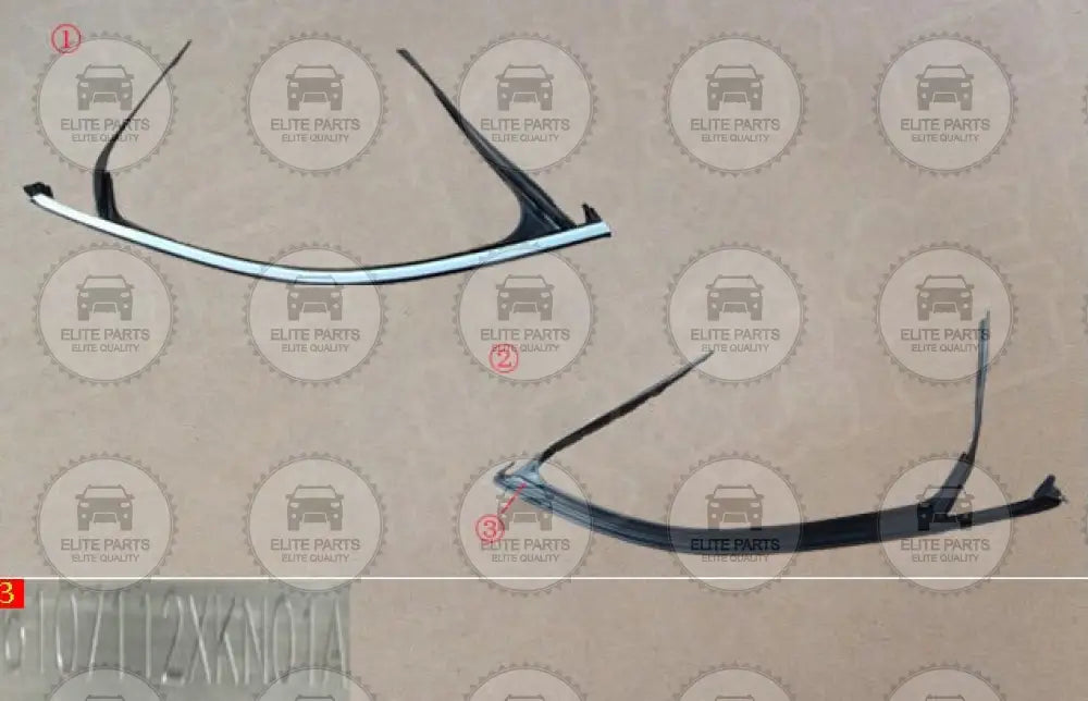 Haval H6 3rd Gen. Original Right Front Door Upper Glass Trough	6107112XKN01A هافال H6 الجيل الثالث الأصلي نيكل الزجاج علوي للباب الأمامي يمين