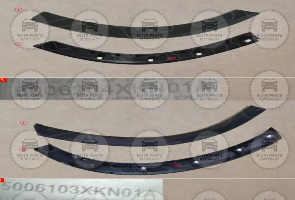 هافال عجلات H6 الجيل الثالث الجيل الثالث الأصلية مجموعة حواجب العجلات الخلفية اليمنى (فيبر داير الرفرف الخلفى جهة اليمين هافال اتش 6 الجيل الثالث) 5006101XKN01A 5006103XKN01A