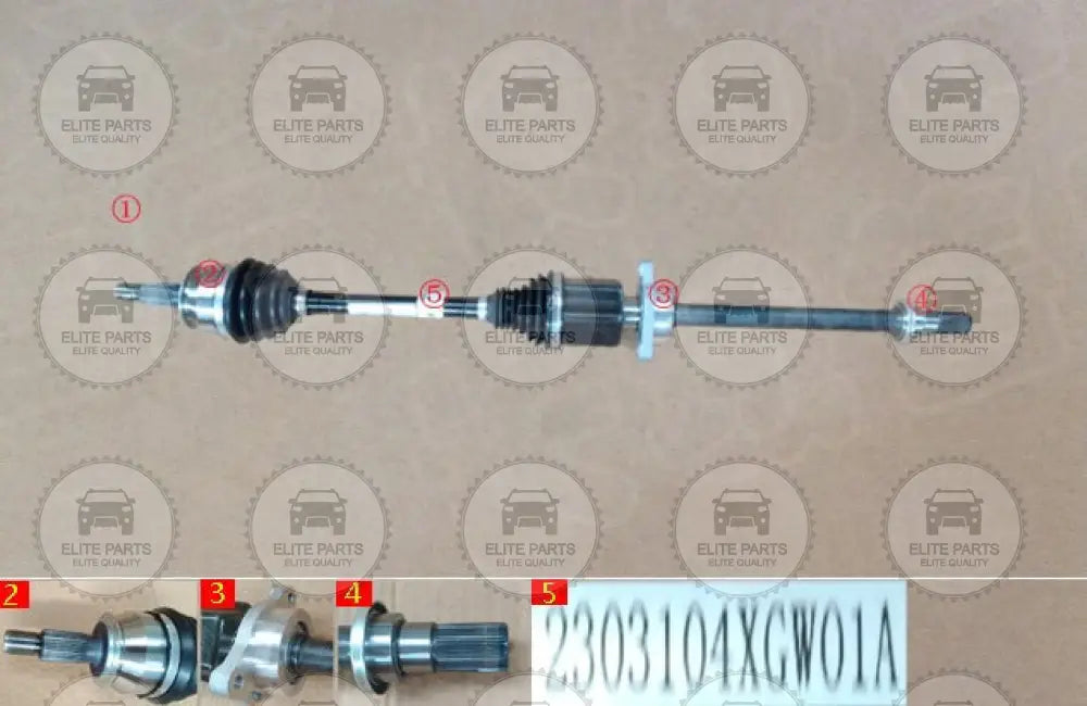 Haval H6 3rd Generation Original Right Front Driveshaft Axle 2303104XGW01A هافال H6 الجيل الثالث الأصلي كوبلن عكس أمامي جهة اليمين