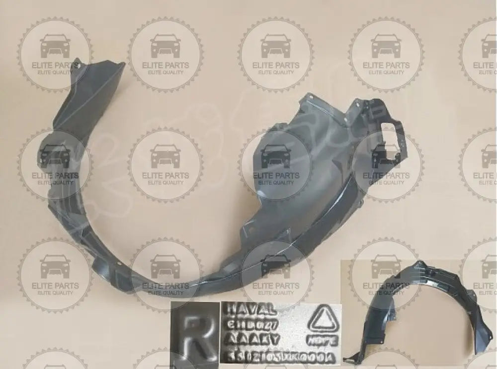 Haval H6 Generation 2 Original Right Front Side Wheel Mudguard 5512101XKQ04A هافال H6 الجيل الثانى كارتيرة عجلة امامي يمين اصلي