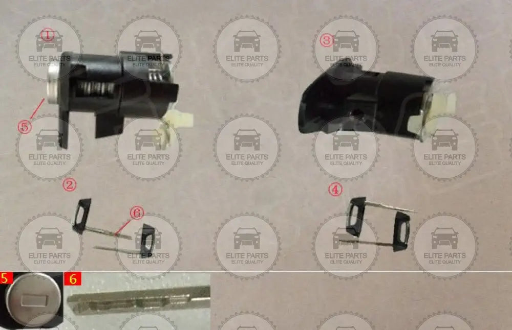 Haval H6 Third Generation Original Spare Key and Door Lock Cylinder (مفتاح احتياطى و كالون قفل الباب هافال اتش 6 الجيل الثالث)  3704300XKN01A