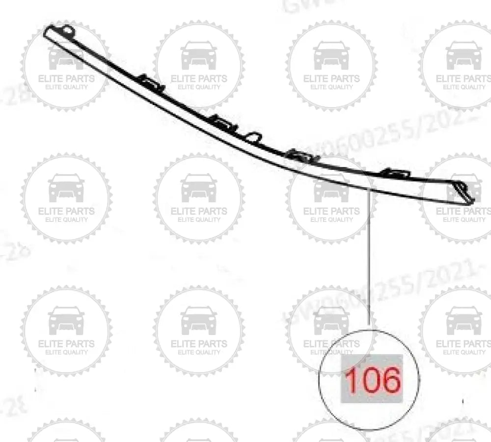 Haval Jolion HEV 2022 Front Bumper Left Lower Trim	2803111XST14A