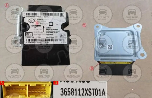 Haval Jolion Original Airbags Control Unit module ECU computer 3658112XST01A هافال جوليون كمبيوتر مديول وحدة التحكم في ايرباج الوسائد الهوائية الأصلية