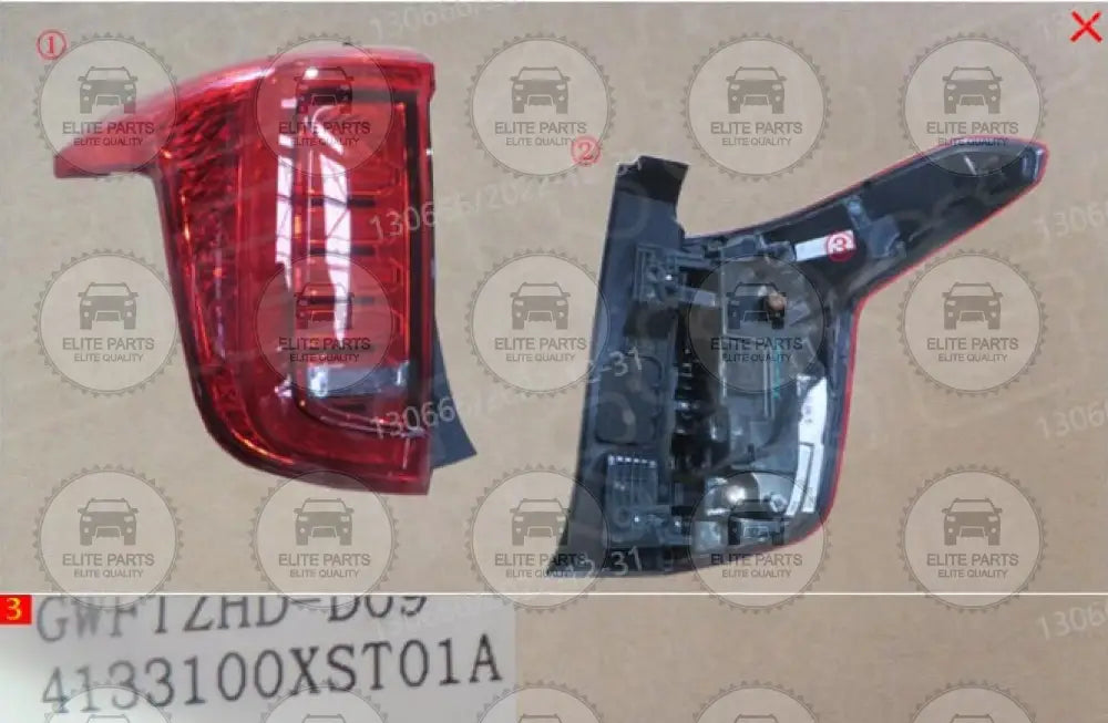 Haval Jolion Original Left Rear Tail Light Assembly (فانوس مصباح كشاف خلفى جهة اليسار هافال جوليان)  4133100XST01A