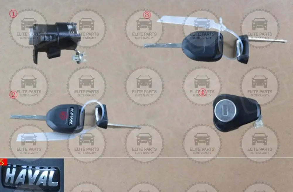 Haval Jolion Original Spare Key and Door Lock Cylinder (مفتاح احتياطى و كالون قفل الباب هافال جوليان) 3704100XST01A
