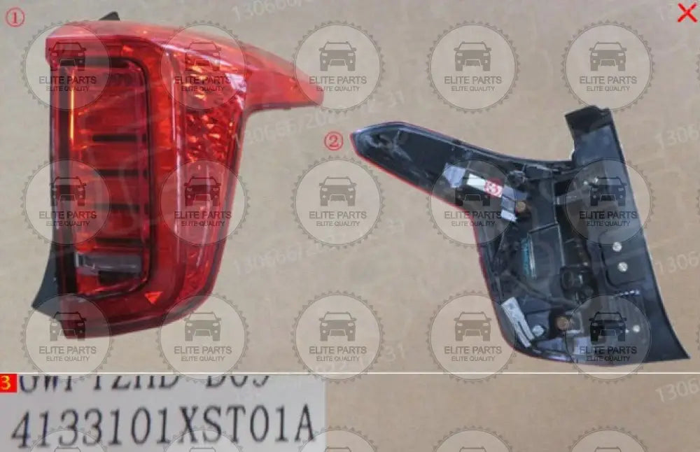 Haval Jolion Right Rear Tail Light Lamp Assembly (مصباح خلفى جهة اليمين هافال جوليون)  4133101XST01A
