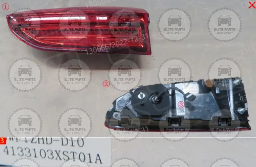 Haval Jolion Right Rear Trunk Tail Light Assembly (مصباح باب الشنطة الخلفى يمين هافال جوليون)  4133103XST01A