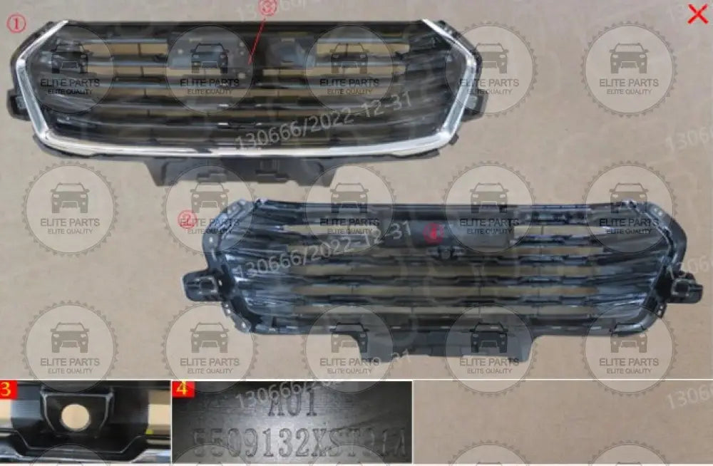 Original Haval Jolion Front Grille شبكة أمامية أصلية هافال جوليون  (5509132XST01A)