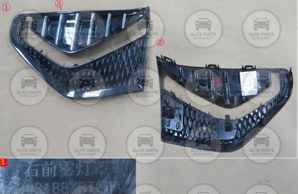 Right front decorative fog light cover for haval jolion (غطاء بلاستيك امامى يمين هافال جوليون) 2803180XST01A