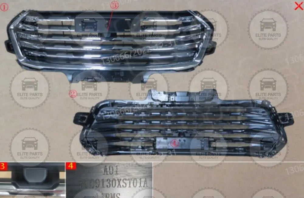 haval jolion front grille (شبكة امامية جوليون) 5509130XST01A 